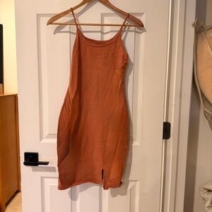 Wild Fable Orange Slip Dress